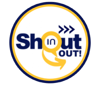 shout in out logo